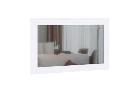 Зеркало Эко белый гладкий